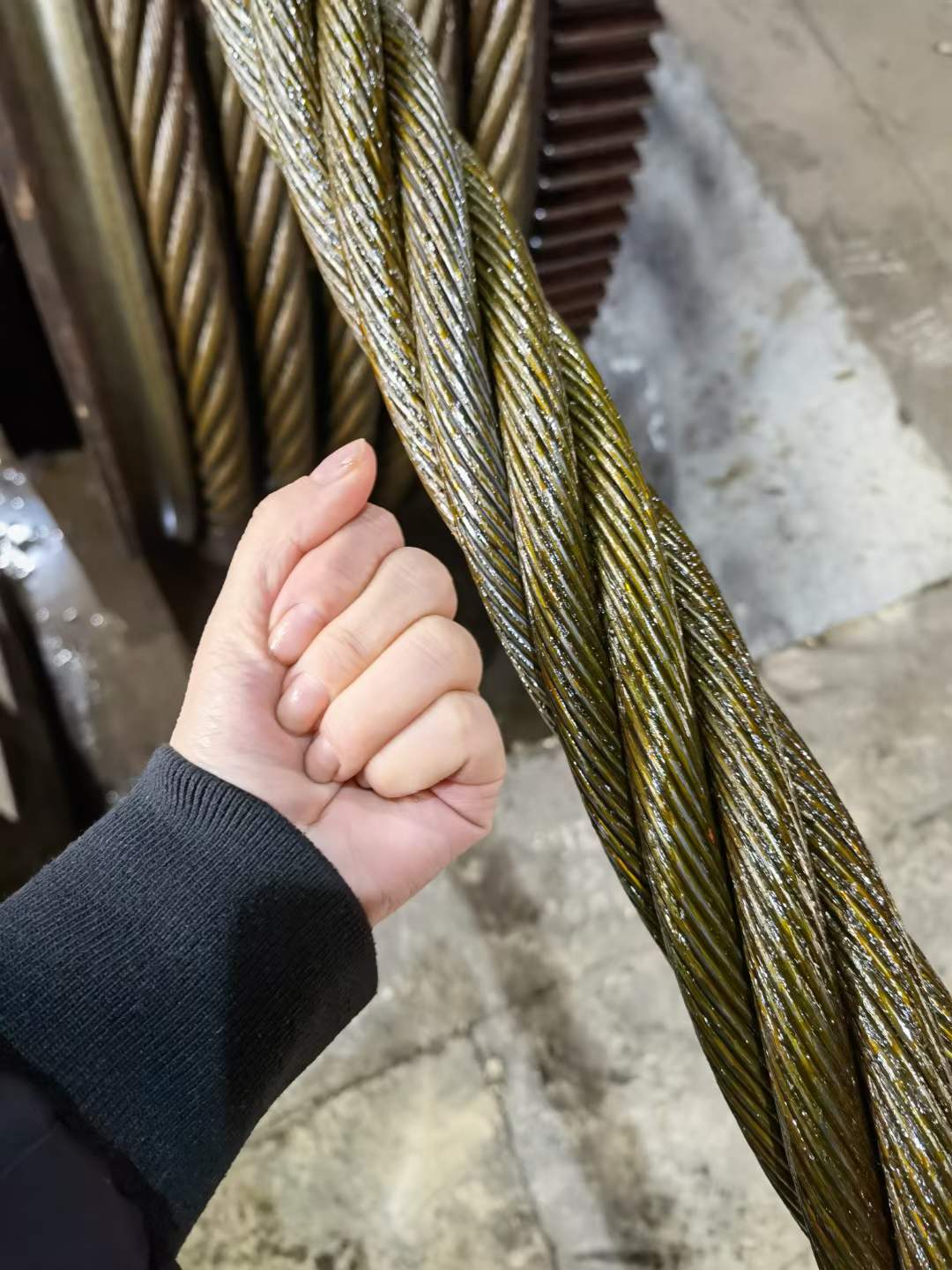 Steel Wire Rope For Mine Drilling Rig Water Well Drilling Rig 35Wx7 6X25 6X36Ws 6X31ws 6X29 6X26Ws