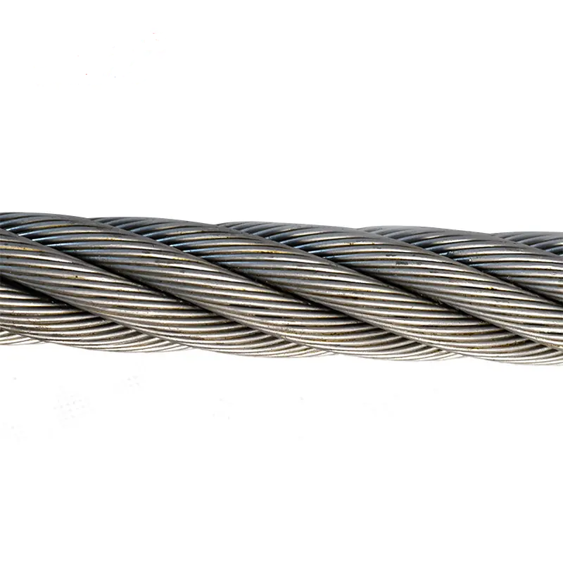 Wire Rope ODM&OEM Factory Round Strand Used in Blast Furnace Hoisting Steel 6*36WS+IWRC Smooth Galvanized 