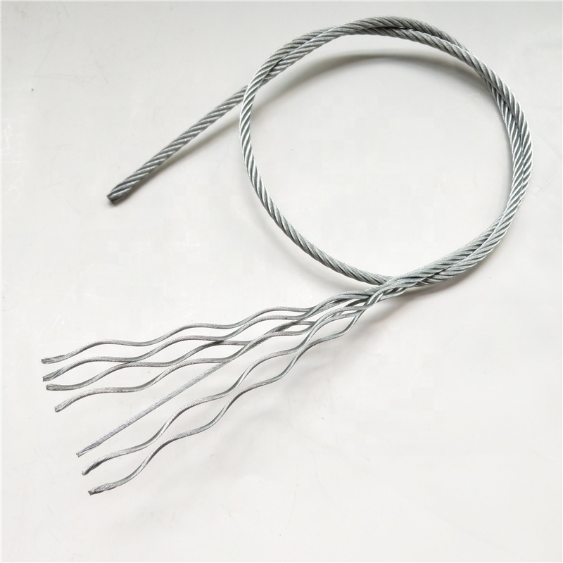 7 X 19 Galvanized Steel Aircraft Cable 2.0 Mm To 10mm Steel Wire Rope for Crane And for Zip Line
