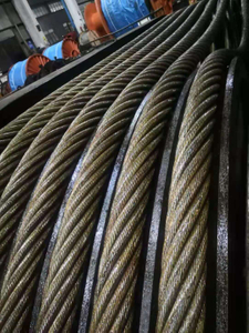 Steel Wire Rope 6x36ws IWRC Fiber Core for Crane Winches 22mm 24mm 25.4mm 28mm 30mm 32mm