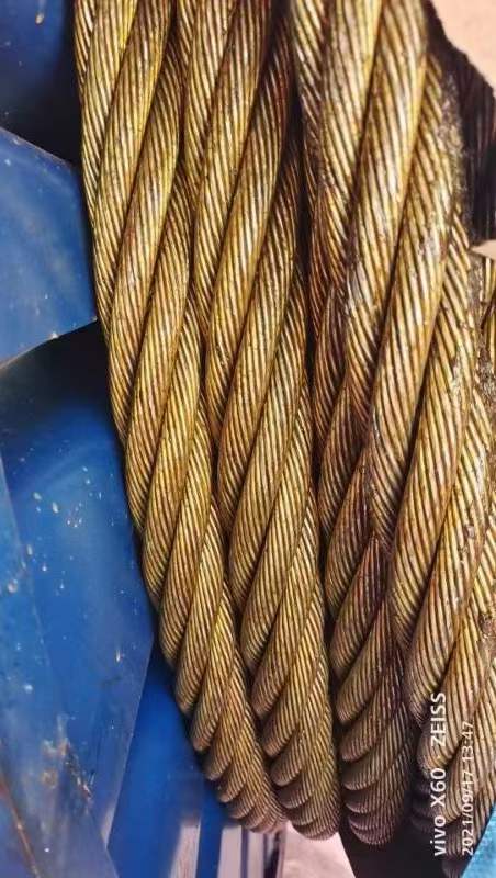 6X19S+IWRC/FC Wire Rope With Heavy Grease For Marine Use
