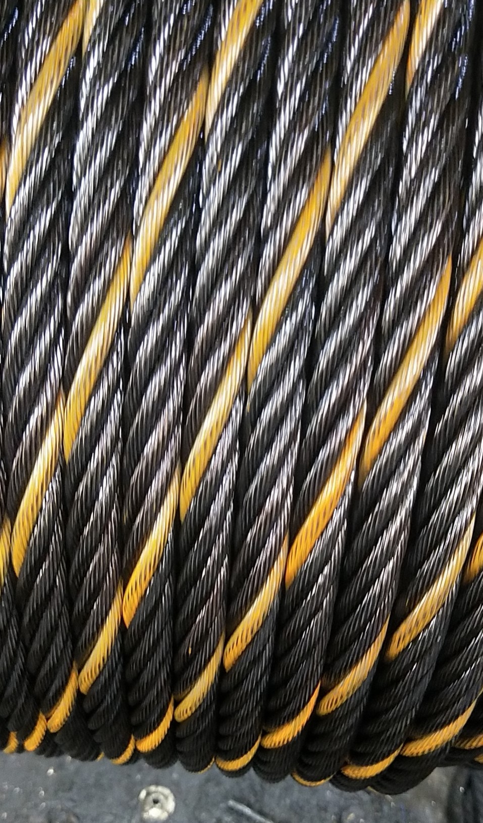 6x36ws Yellow Strand Wire Rope 