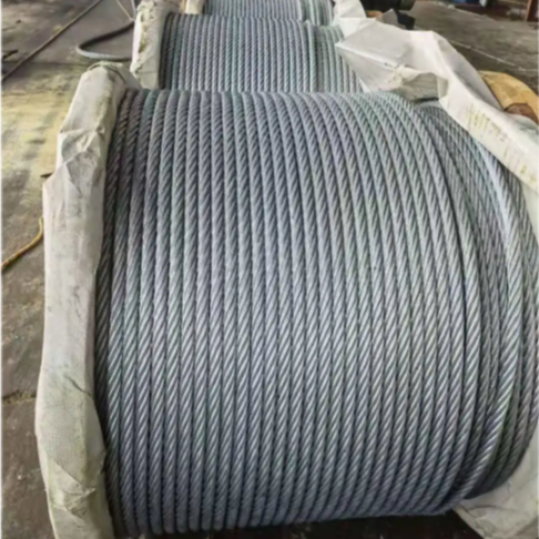 6x19+FC Cables Steel Wire Rope Black/Galvanized Steel Wire Rope 1*19 7*7