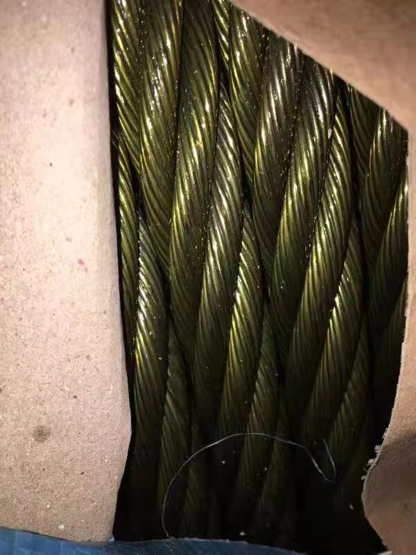 22mm 6X36WS IWRC Ungalvanized Steel Wire Rope for Crane