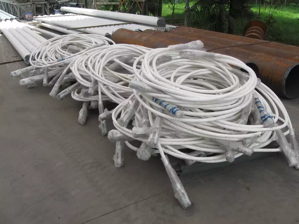 6x37 7x37 16mm -24mm Plastic Coated Galvanized Universal Steel Wire Rope For Membrane Structure Cable