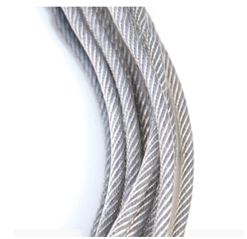 1770MPA Hot Dipped Galvanized/ungalvanized with Oil Coating Surface Treatment Rope Steel Wire 6x12+7FC