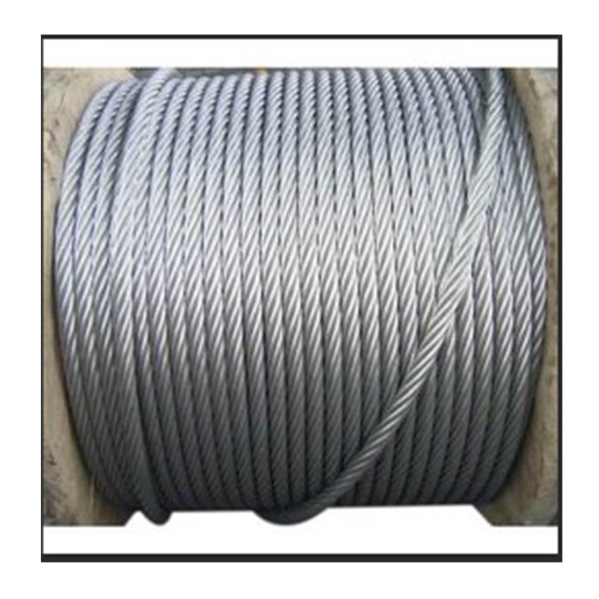HDG 1X19 Structure 0.5-10MM Diameter SOFT Flexible Steel Wire Rope Cable