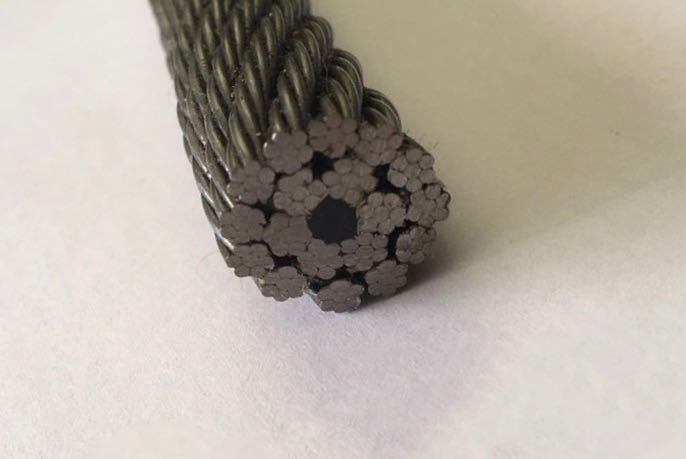 Hot Selling 18*7FC IWS Port Hoisting Steel Wire Rope Galvanized