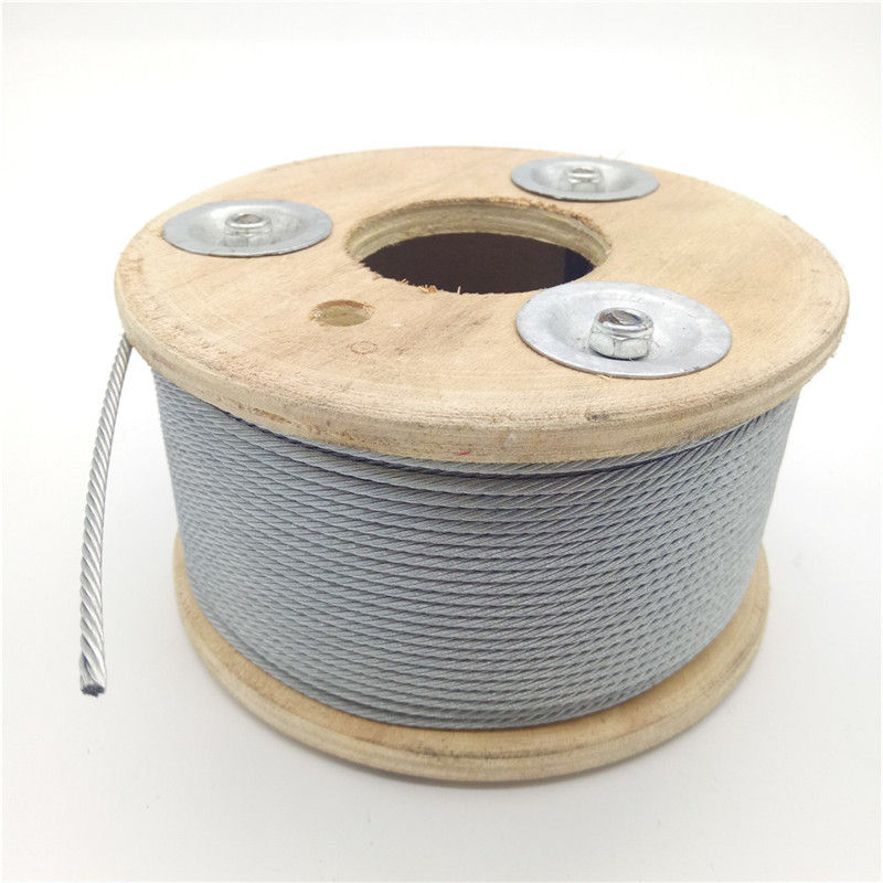 6x19S+IWS Galvanized Steel Wire Rope 3mm Steel Cable 3/8 for Personal