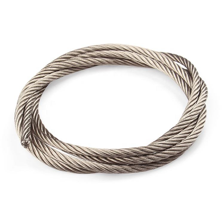 High Tension Steel Wire Rope 6*19 12mm 14mm Steel Wire Rope 1770mpa Ungalvanized Cable Steel Wire Rope