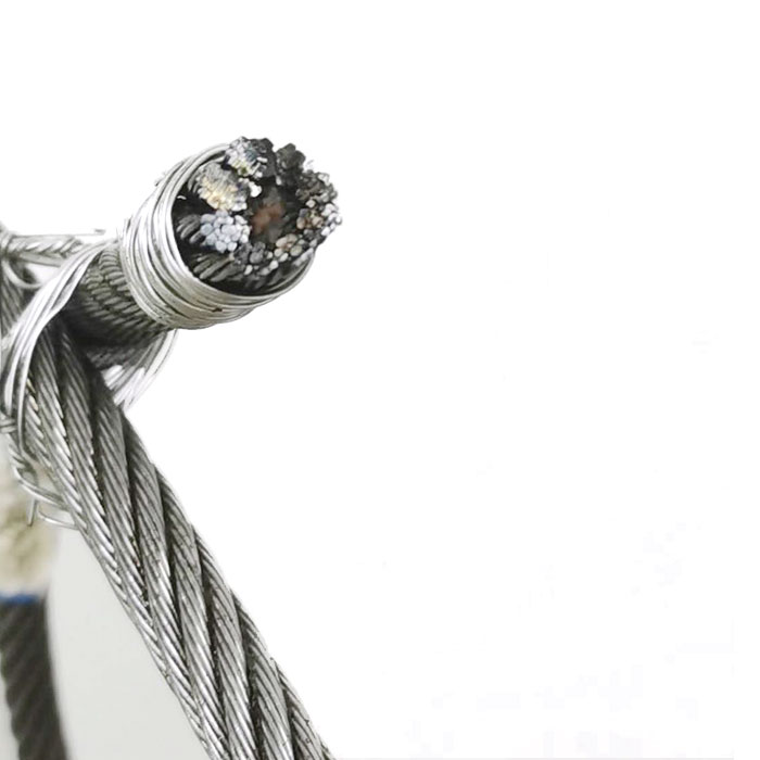 Ungalvanized And Galvanized Cable Zinc Coated Steel Ropes 6*31+IWRC Steel for GOST