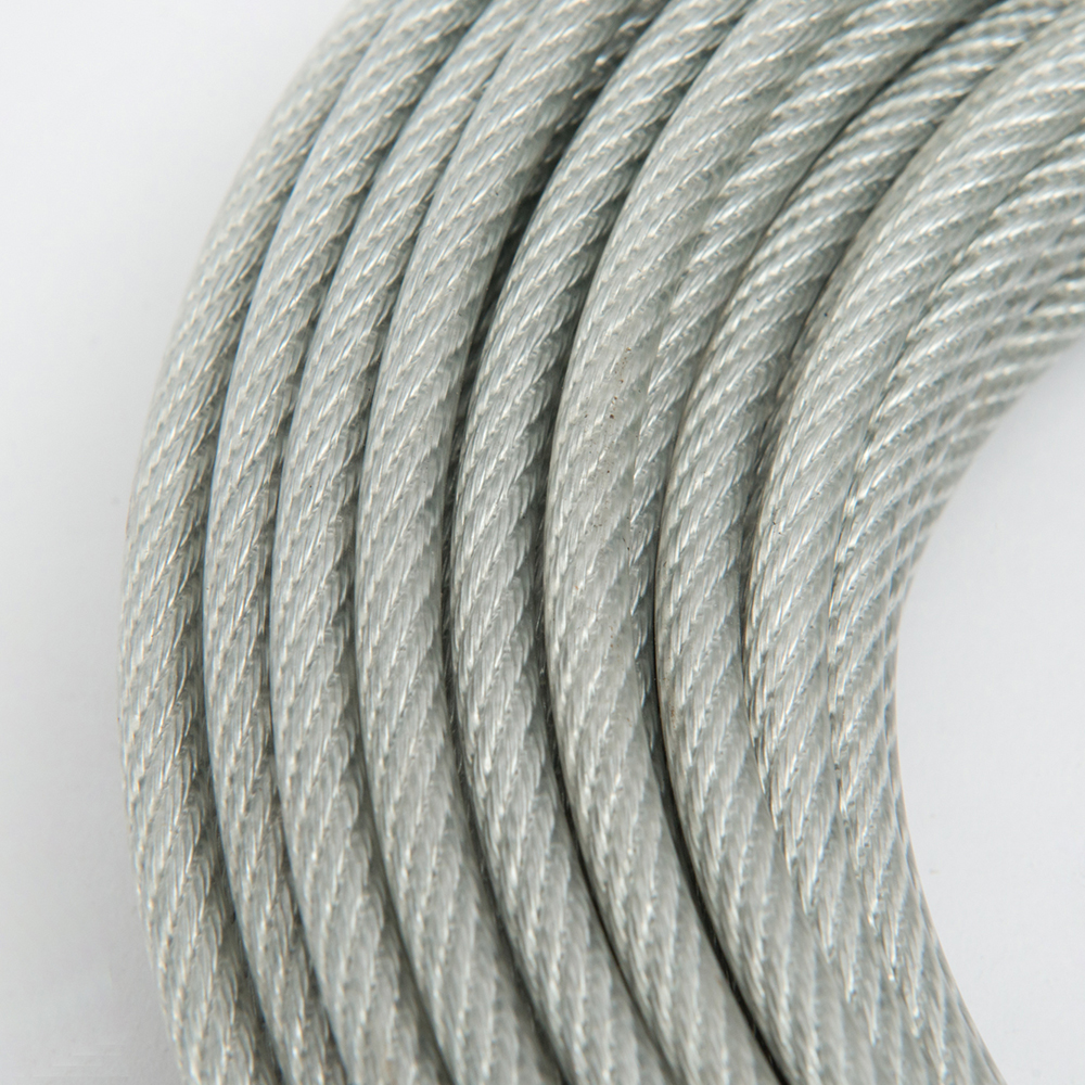7x7 PVC Coated Galvanized Steel Wire Rope For Clothesline Wholesale
