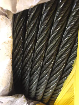 Ungalvanized Steel Cables 6X36sw+FC